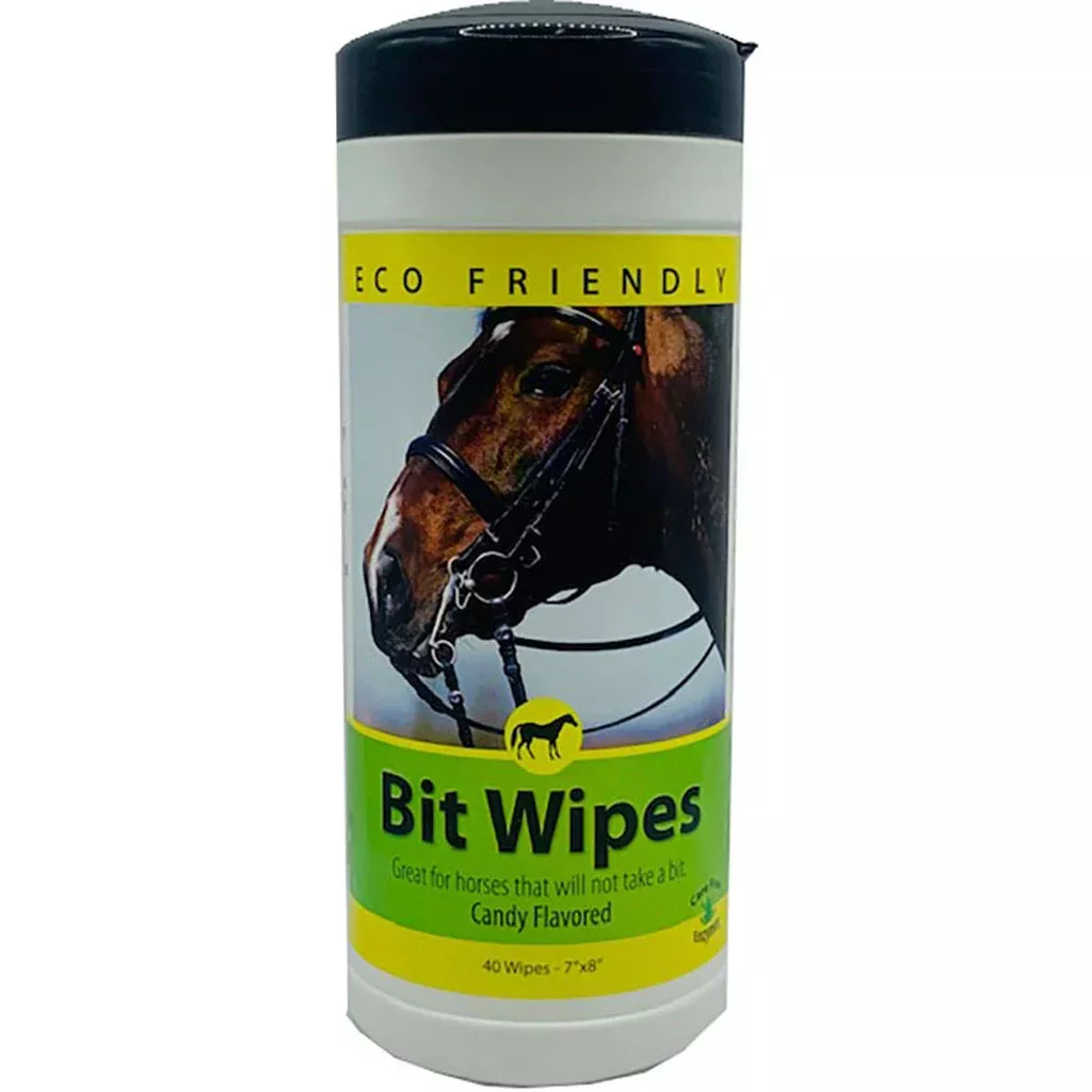 Carefree Enzymes Horse Bit Wipes 40 Count