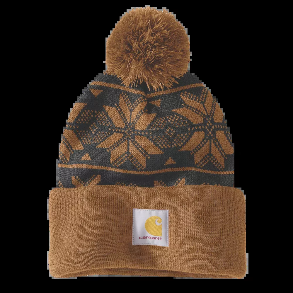 Carhartt Knit Pom Jacquard Beanie