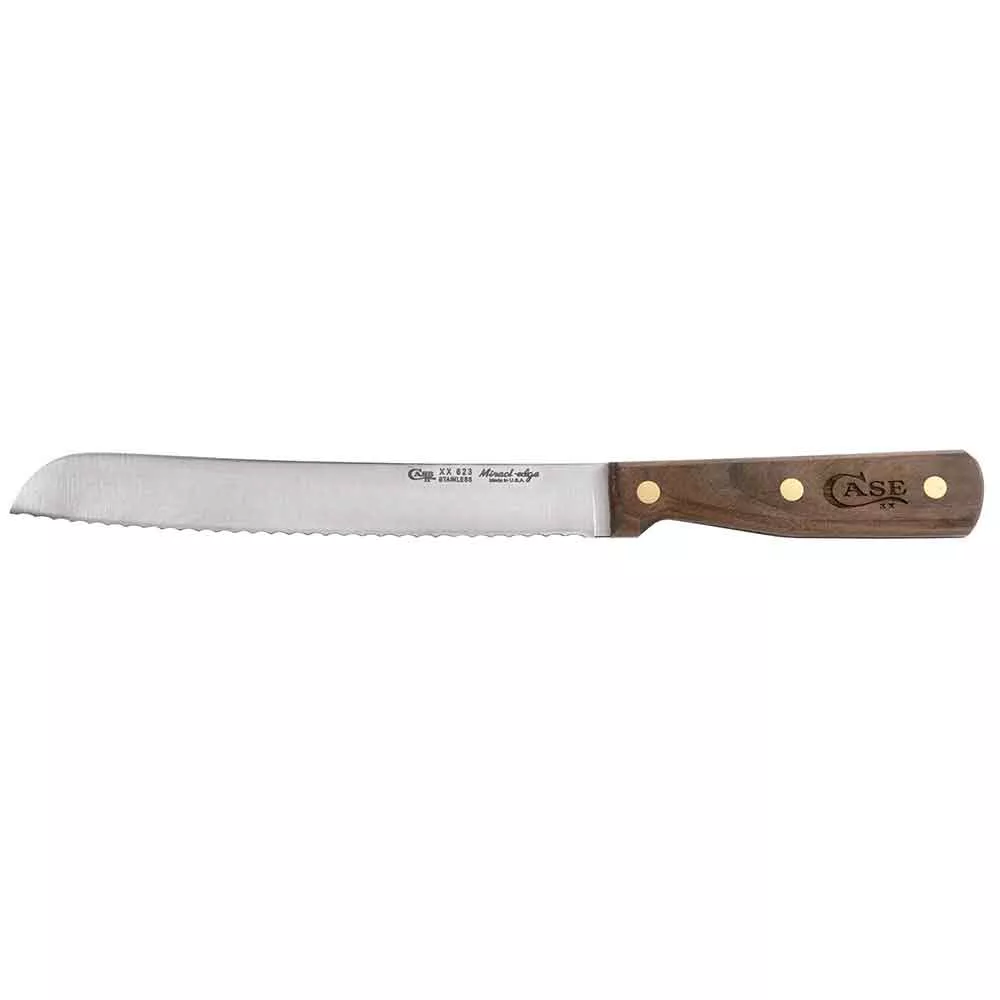 Case Household Cutlery 8" Bread Knife (Solid Walnut)