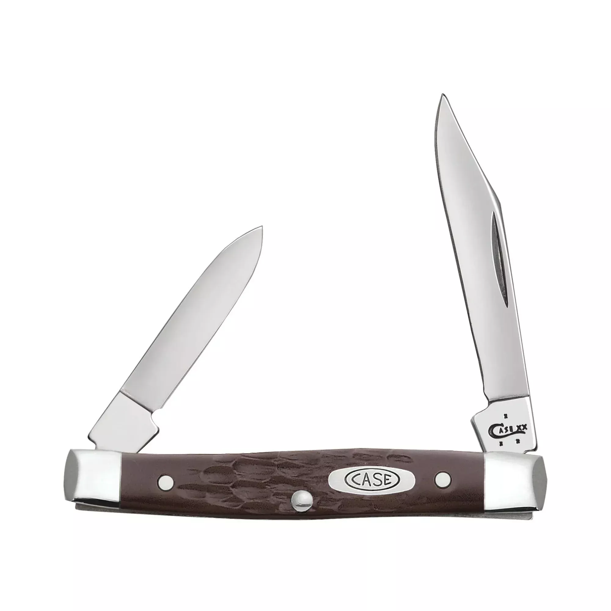Case Jigged Brown Synthetic - Small Pen (6233 SS)