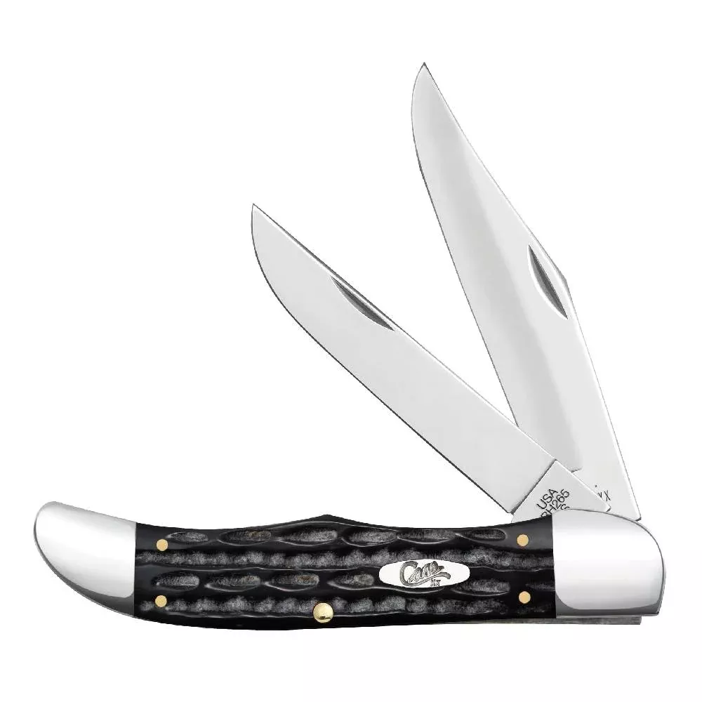 Case Jigged Buffalo Horn - Folding Hunter