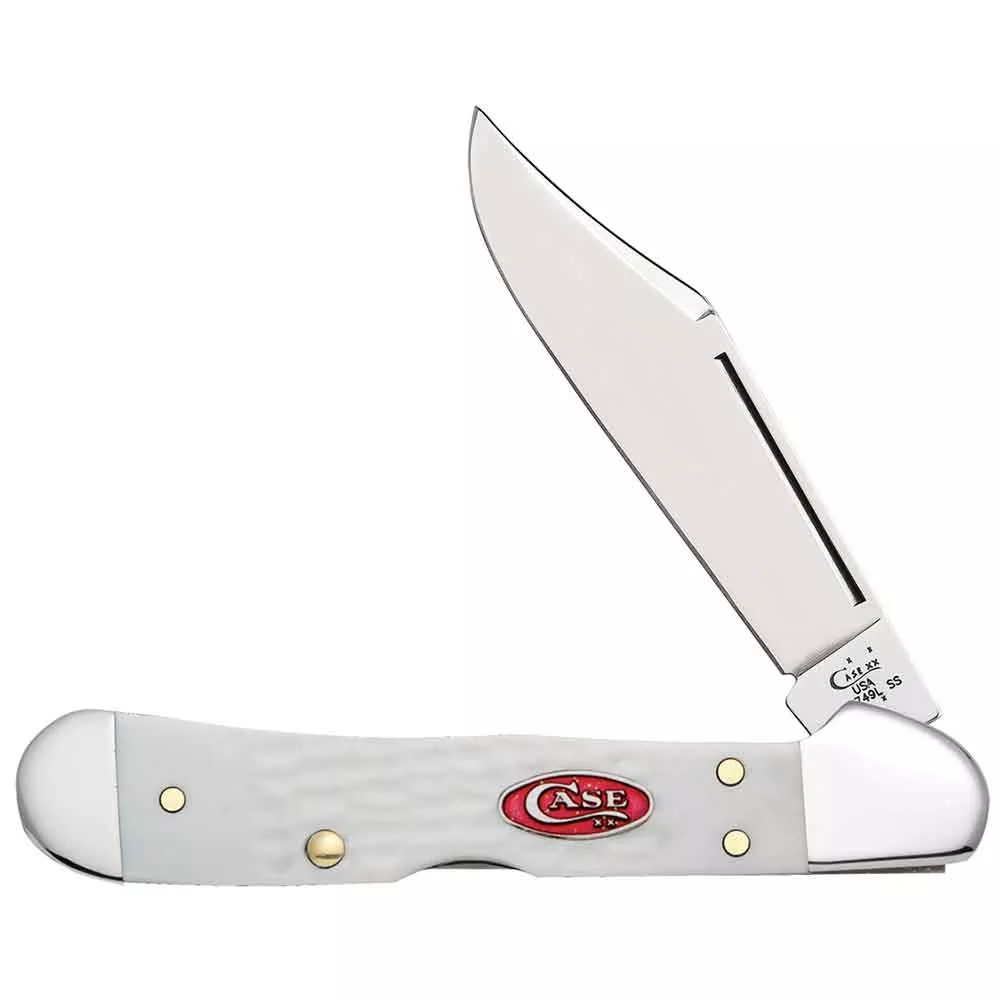 Case Jigged White Synthetic Mini Copperlock