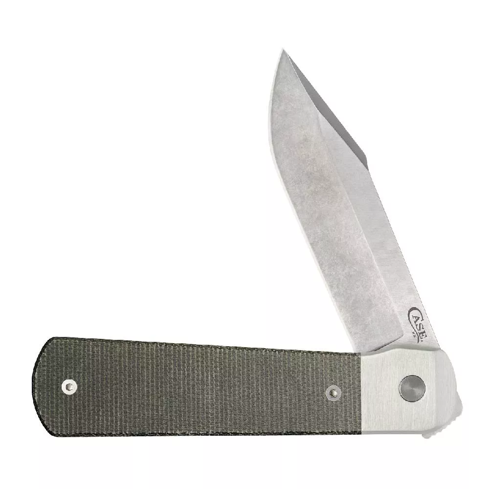 Case Longhouse Smooth OD Green Canvas Micarta