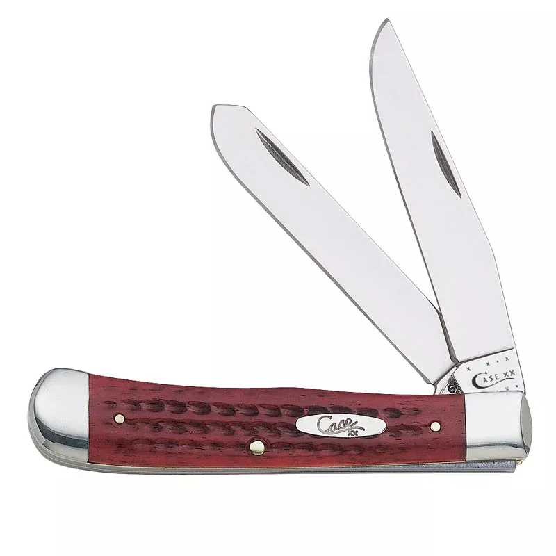 Case Pocket Worn Corn Cob Jig Old Red Bone Trapper