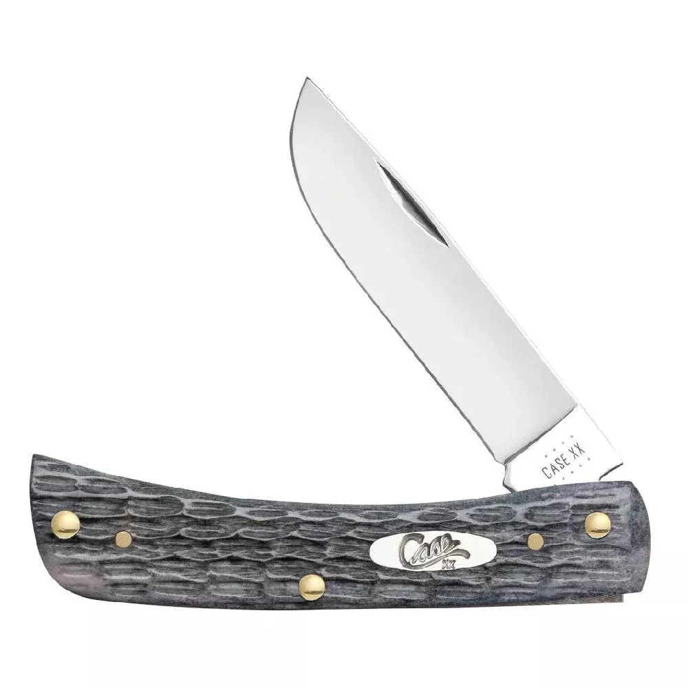 Case Sod Buster Jr - Pocket Worn Gray Bone Crandall Jig