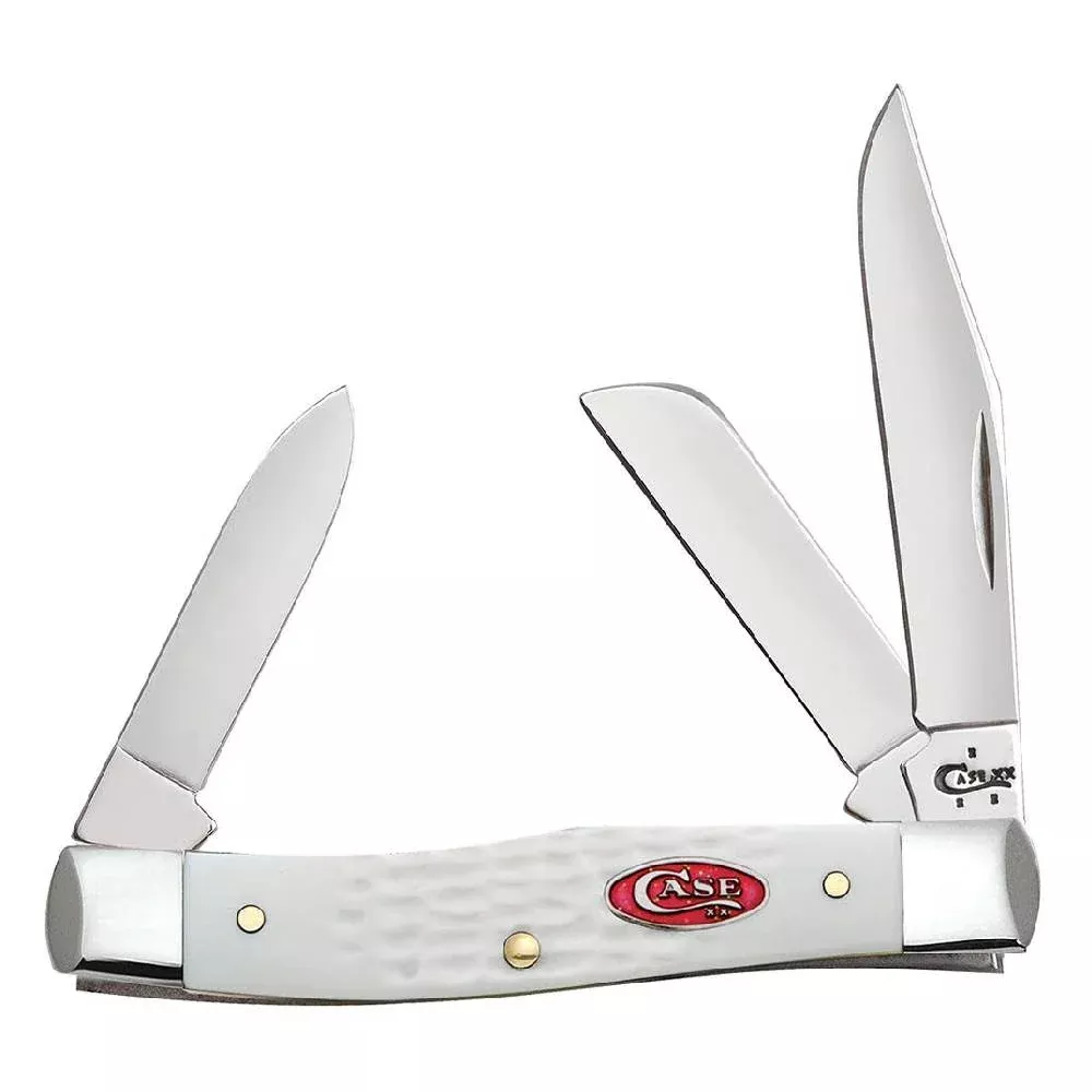 Case SparXX™ White Jigged Synthetic Medium Stockman