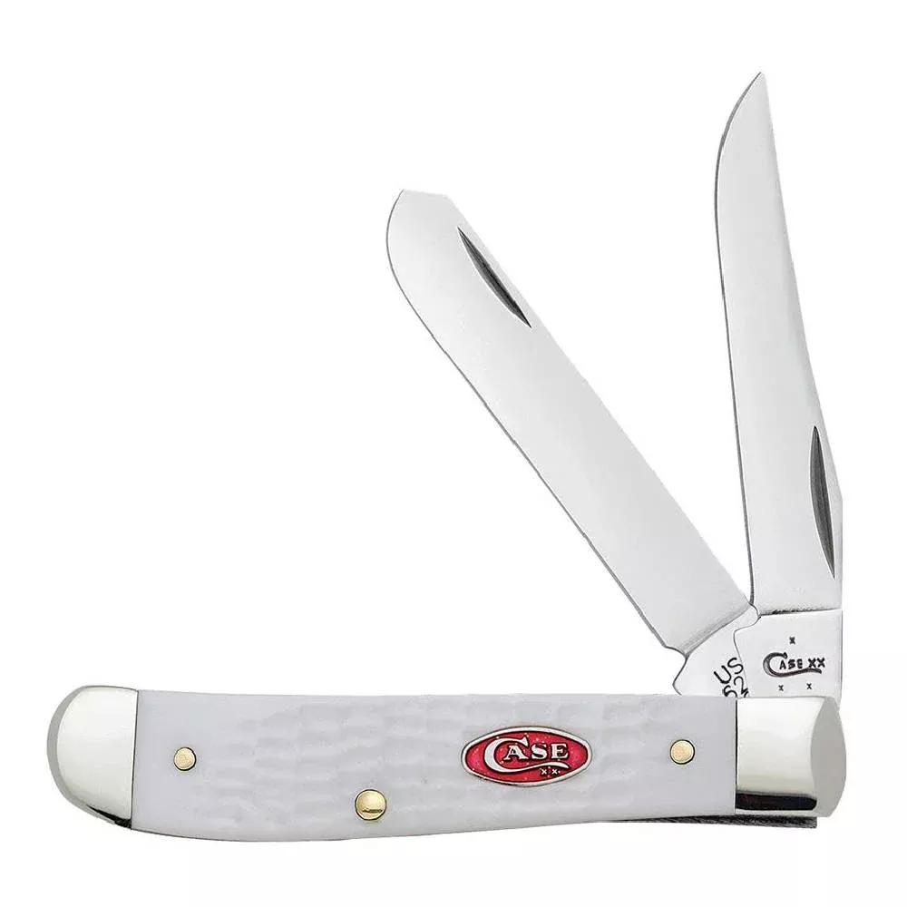Case Sparxx White Jigged Synthetic Mini Trapper
