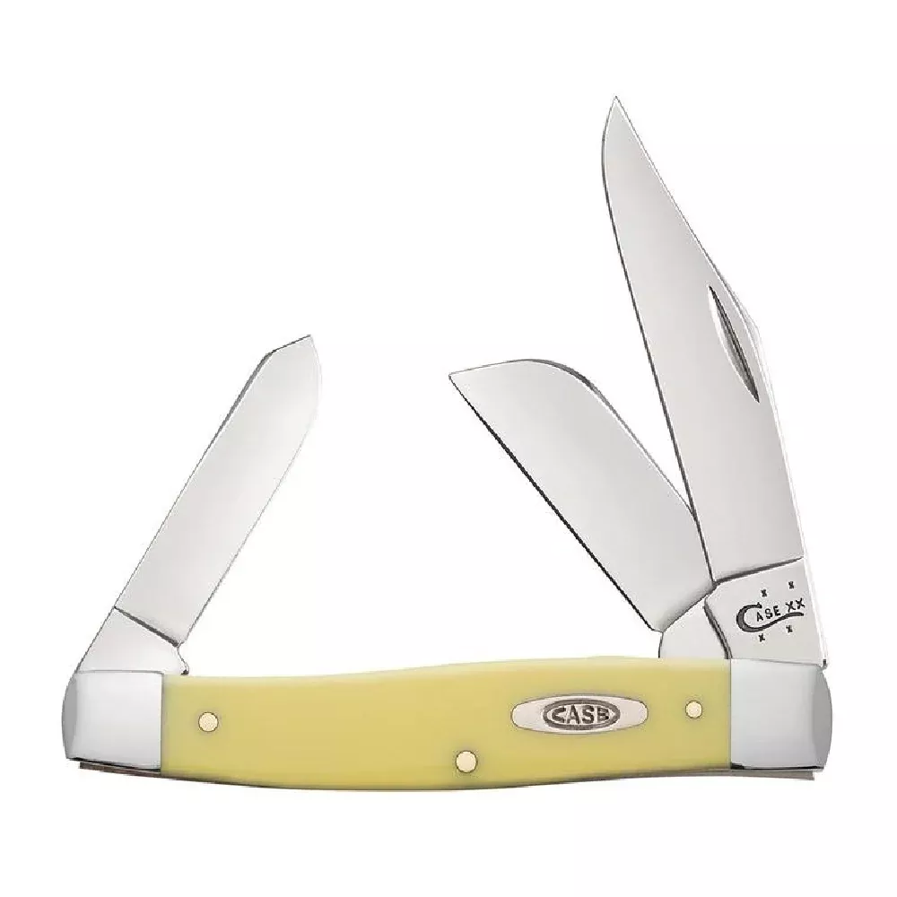 Case Yellow Synthetic CV Large Stockman