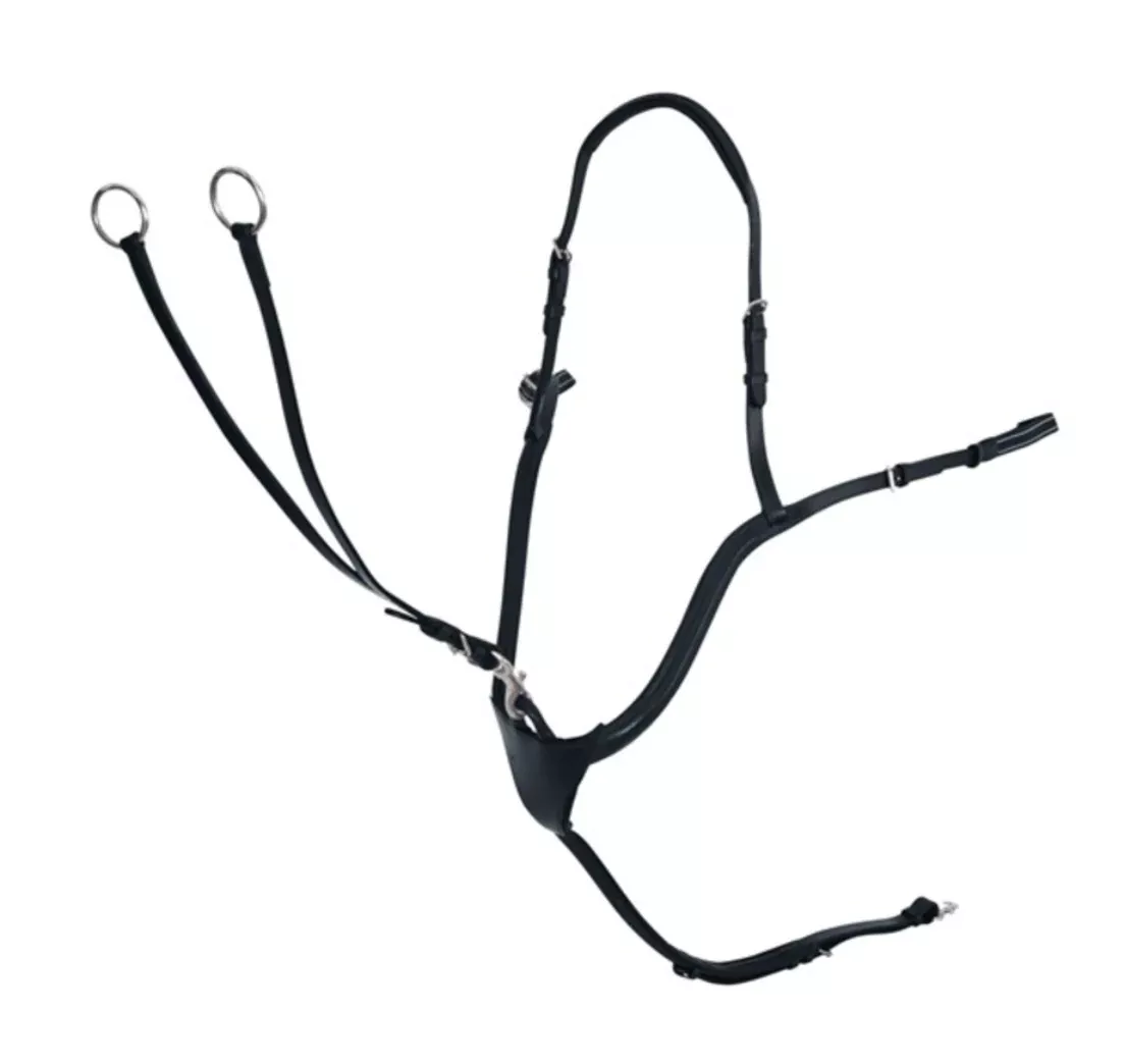 Cavallino Contoured 3 Point Breastplate