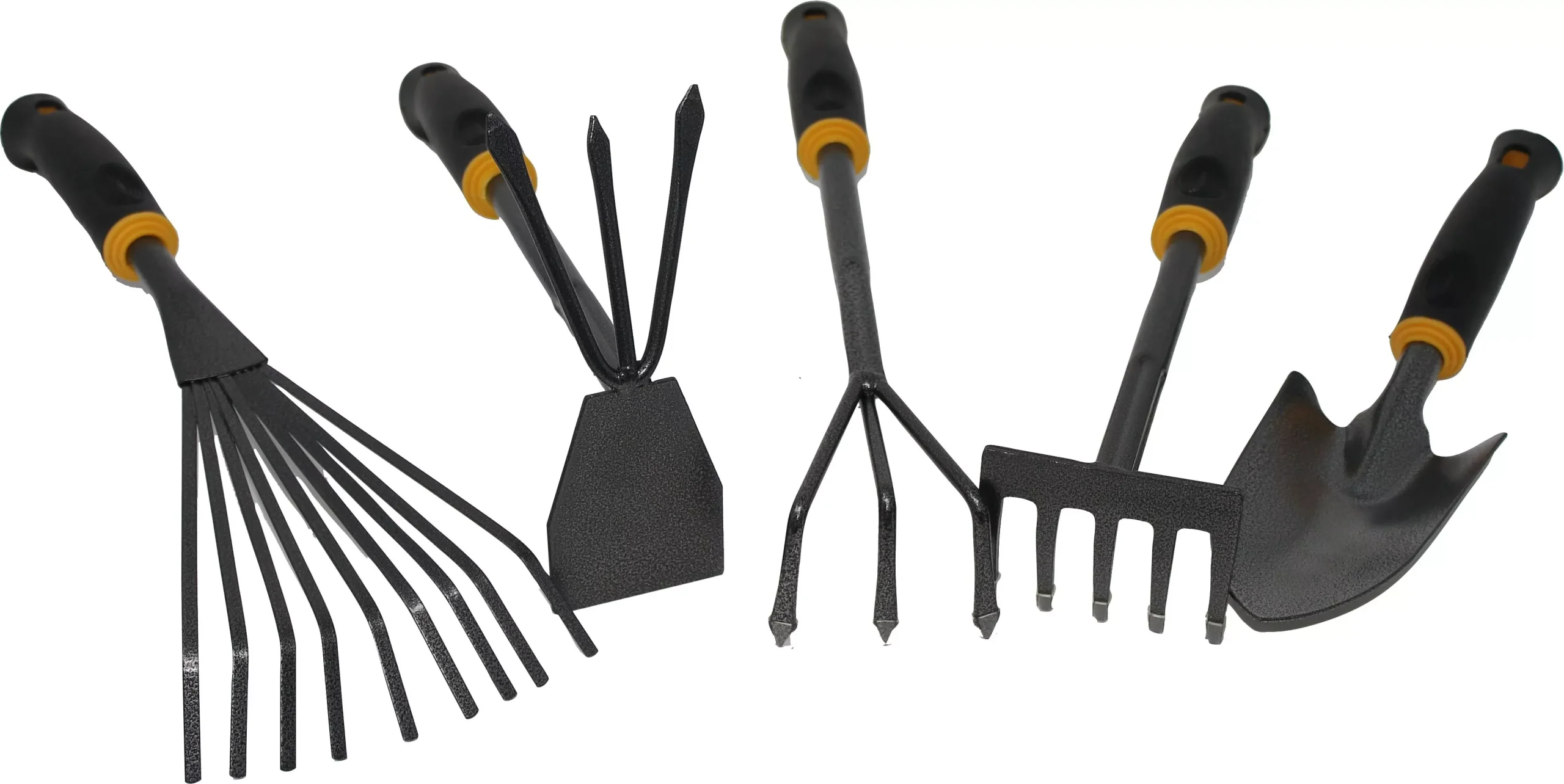 Centurion Hammerstone Garden Tool Set, Black/Orange, 5 Piece