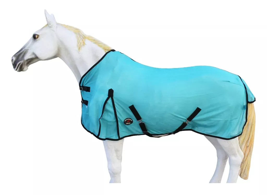 Challenger Horse Mesh Summer Fly Sheet Spring Airflow Turquoise 7301
