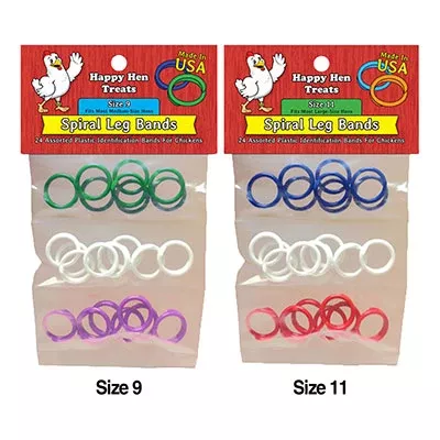 Chicken Spiral Leg Bands