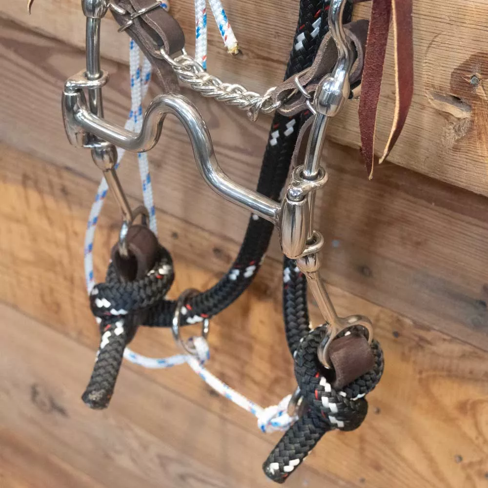 CHS Solid Port Silding Gag w/a String Martingale