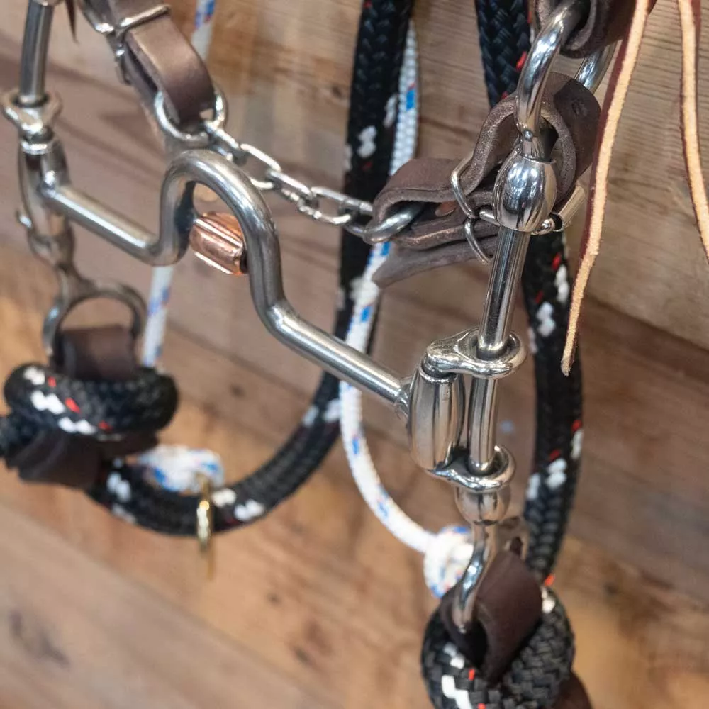 CHS Solid Port w/ Roller Gag Bit & Martingale Bridle Rig