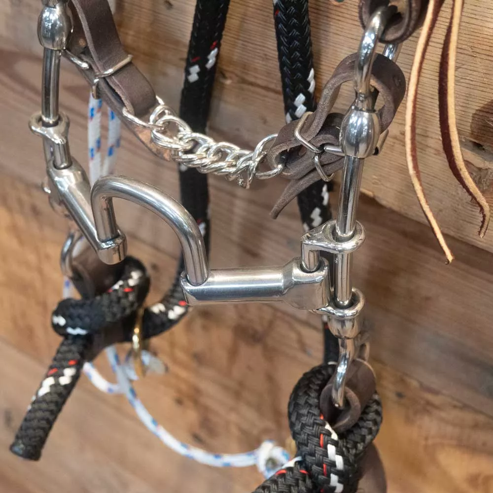 CHS Square Port Gag Bridle Rig w/Martingale