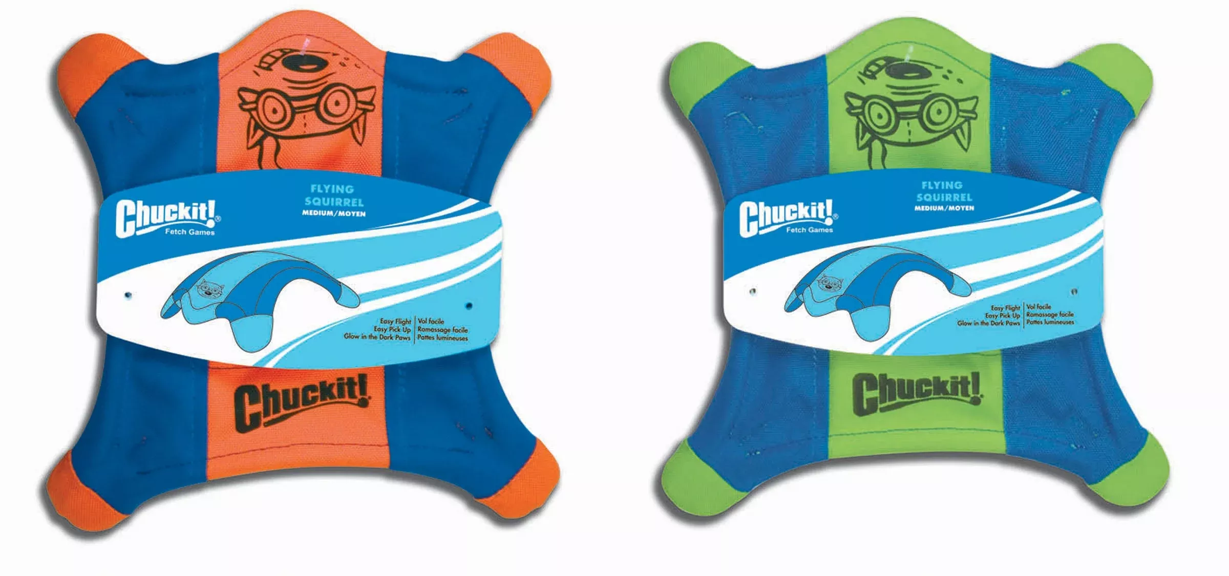Chuckit! Flying Squirrel MD Blue/orange