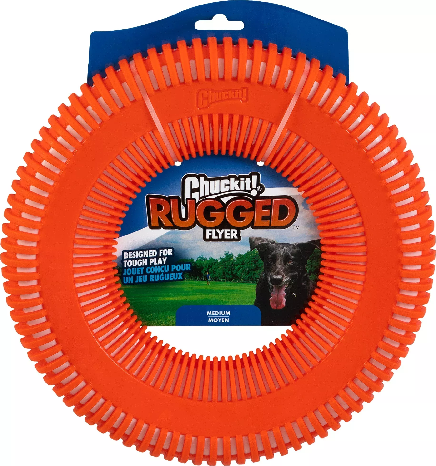 Chuckit! Rugged Flyer Dog Toy, Medium, Assorted