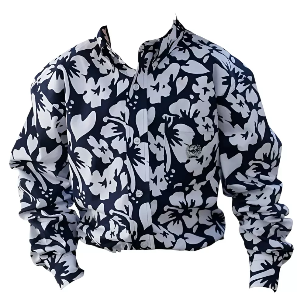 Cinch Boy's Hawaiian Flower Shirt - FINAL SALE
