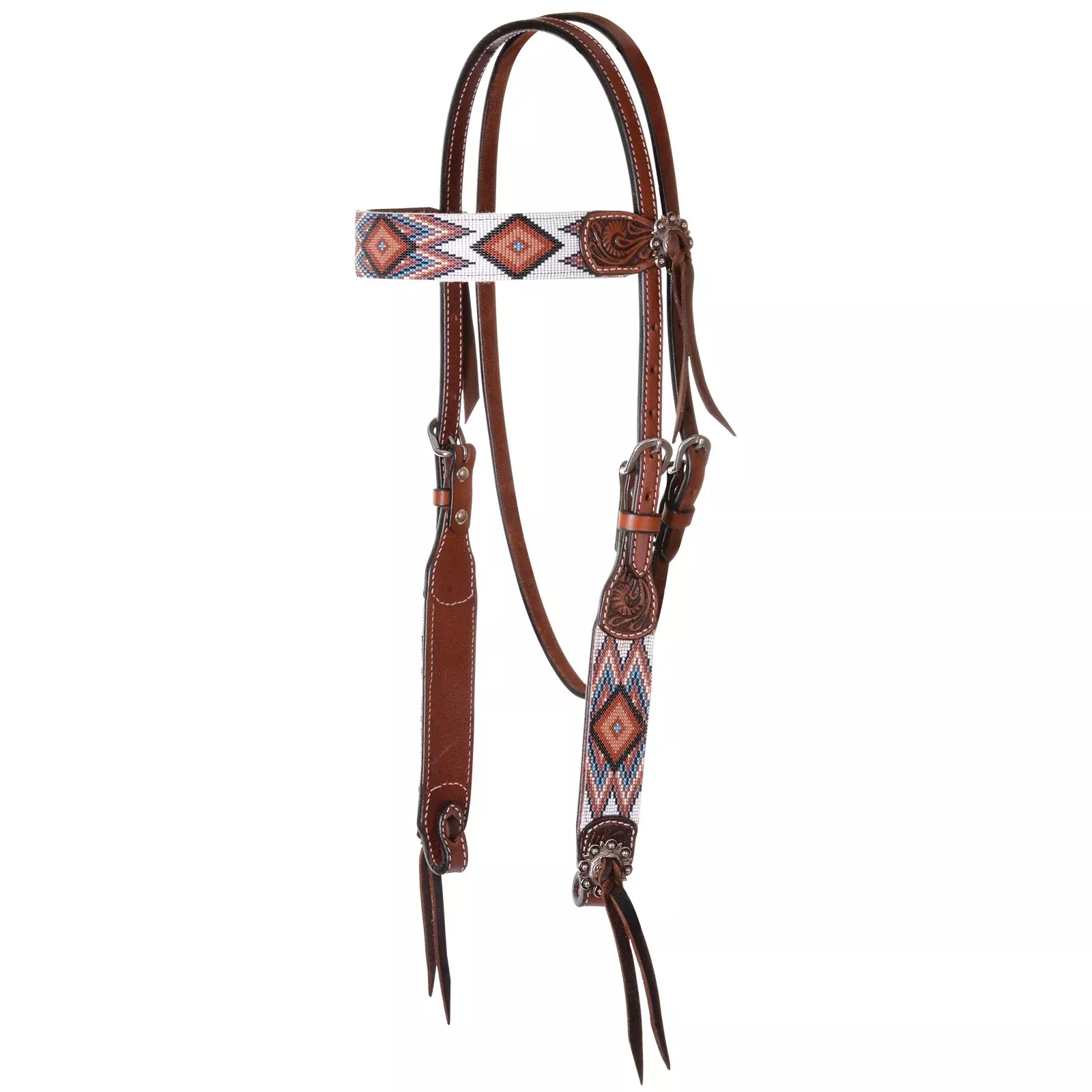 Circle Y Flat Infinity Browband Headstall