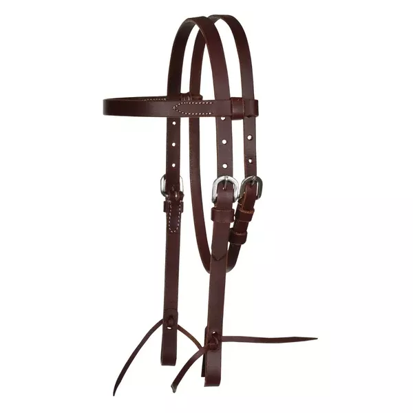 Circle Y Pony Headstall With Latigo Tie Ends