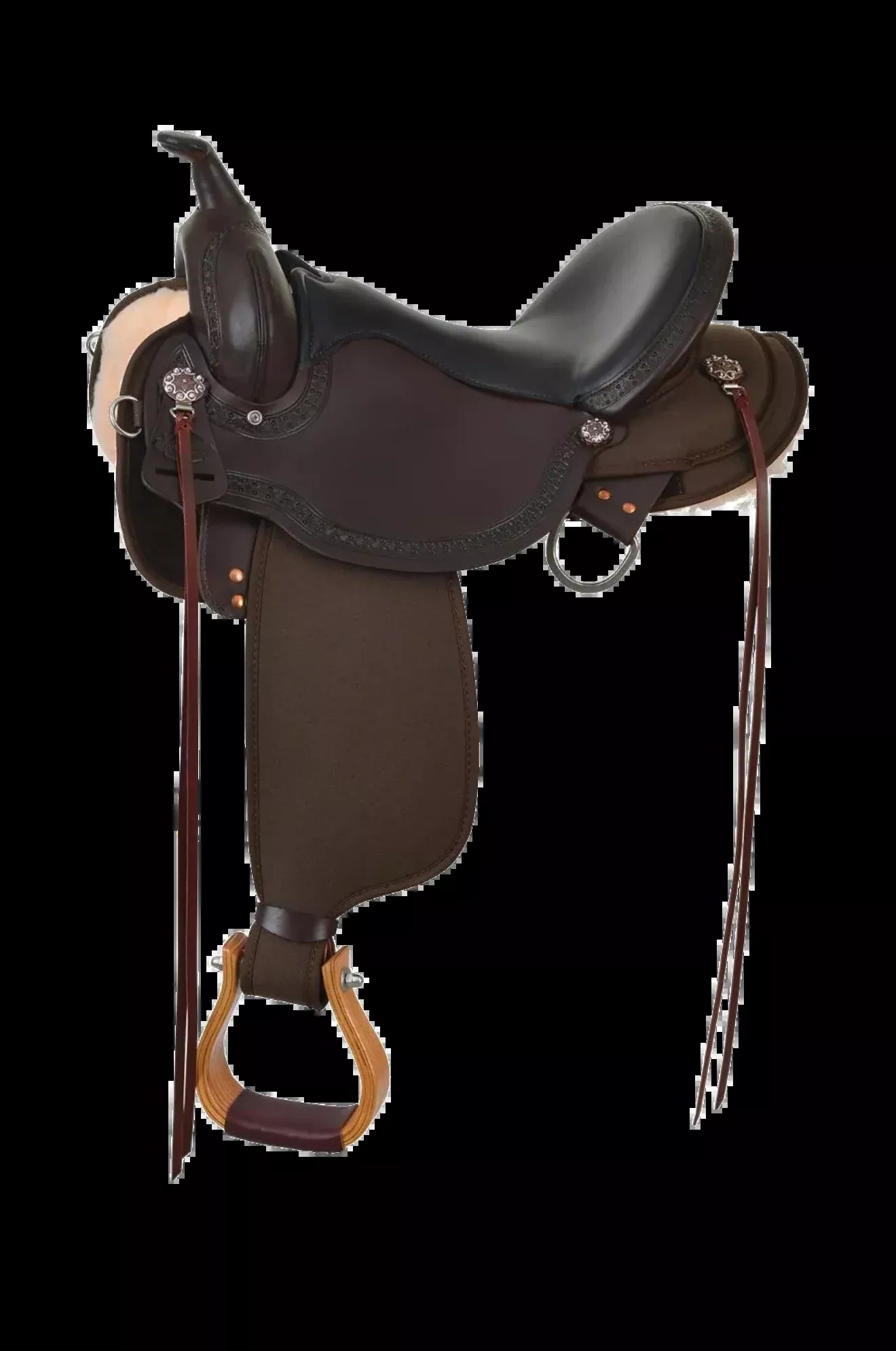 Circle Y Rosebud Cordura Trail-Diamond Saddle