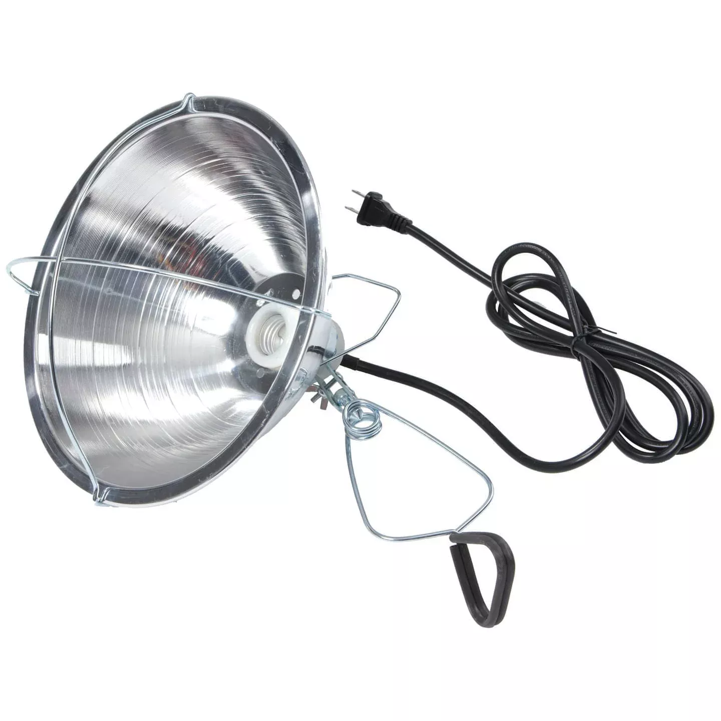 Clamp-On Brooder Heat Lamp for Chicks & Poultry - Compatible with 250W Red & Clear Heat Bulbs