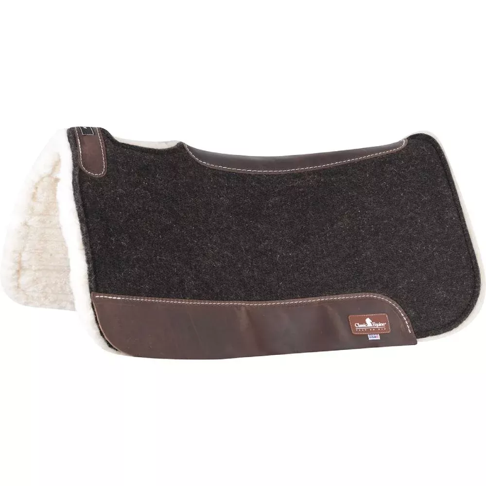 Classic Equine ESP Felt Top Saddle Pad with Fleece Bottom