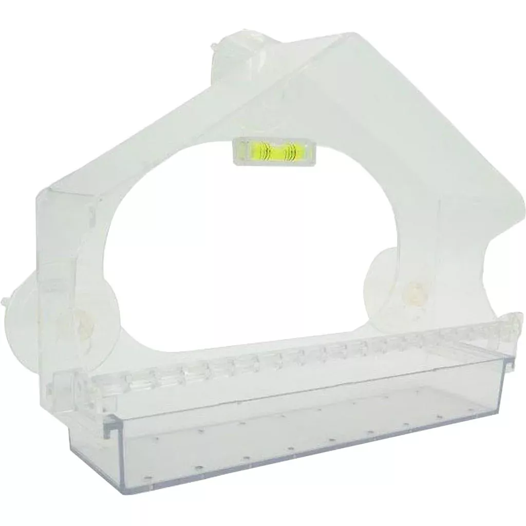 Clear Choice House Window Bird Feeder, Clear, 0.75 lb Capacity