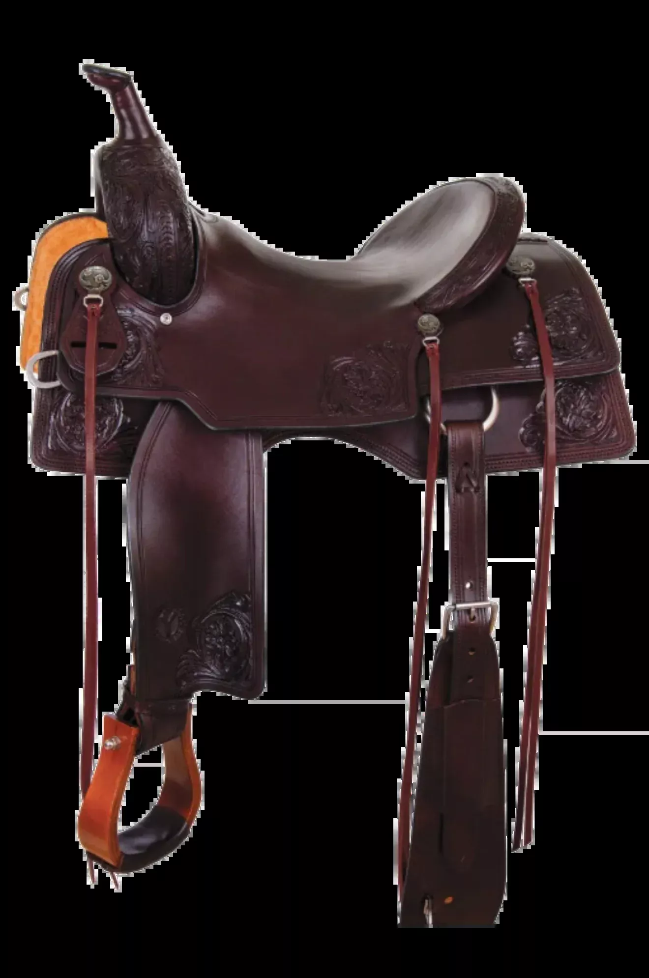 Cody Crow Ranch Rider Saddle