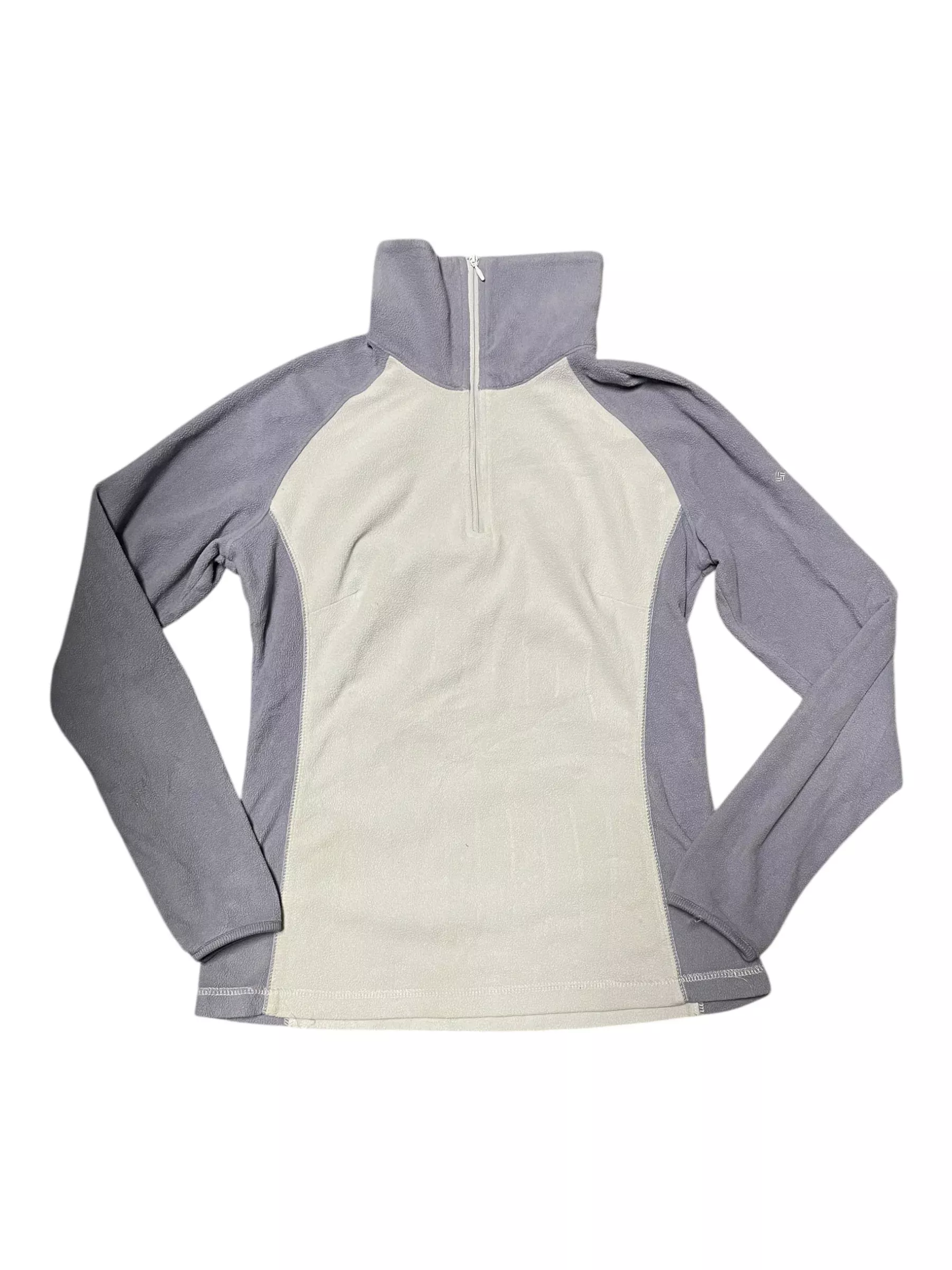 Columbia 1/4 Zip Pullover - Light Purple/Light Blue Gray - S - USED