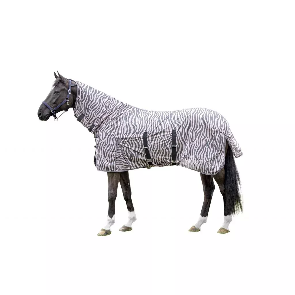 Combo Fly Rug Zebra Rose