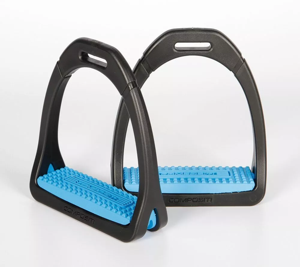 Compositi Premium Stirrups Bright Blue