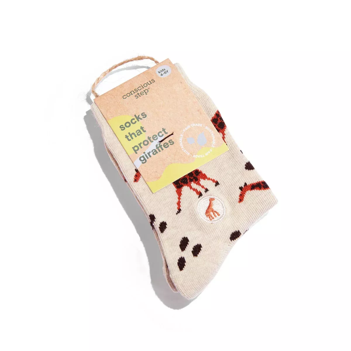 Conscious Step - Kids Socks that Protect Giraffes