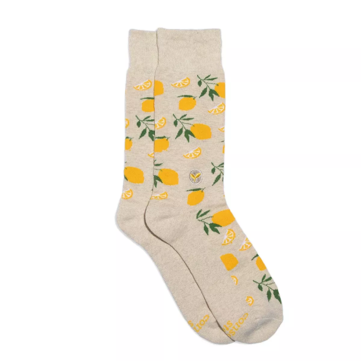 Conscious Step - Socks that Plant Trees (Beige Lemons)