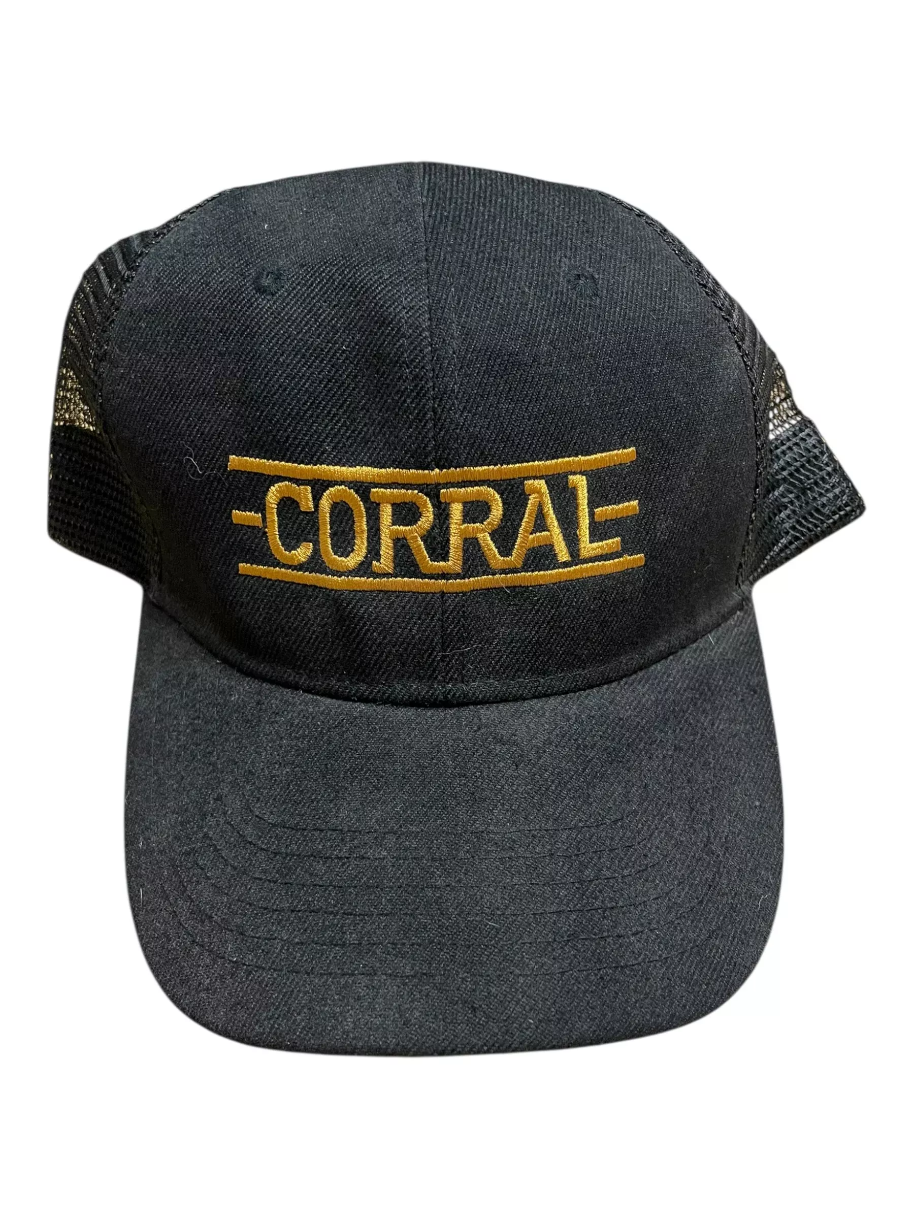 Corral Hat - Black/Yellow - One Size - USED
