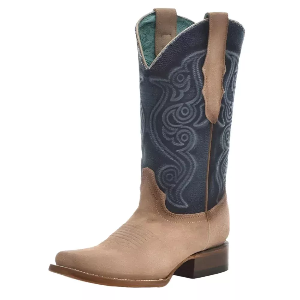 Corral Sand and Denim Boot - FINAL SALE