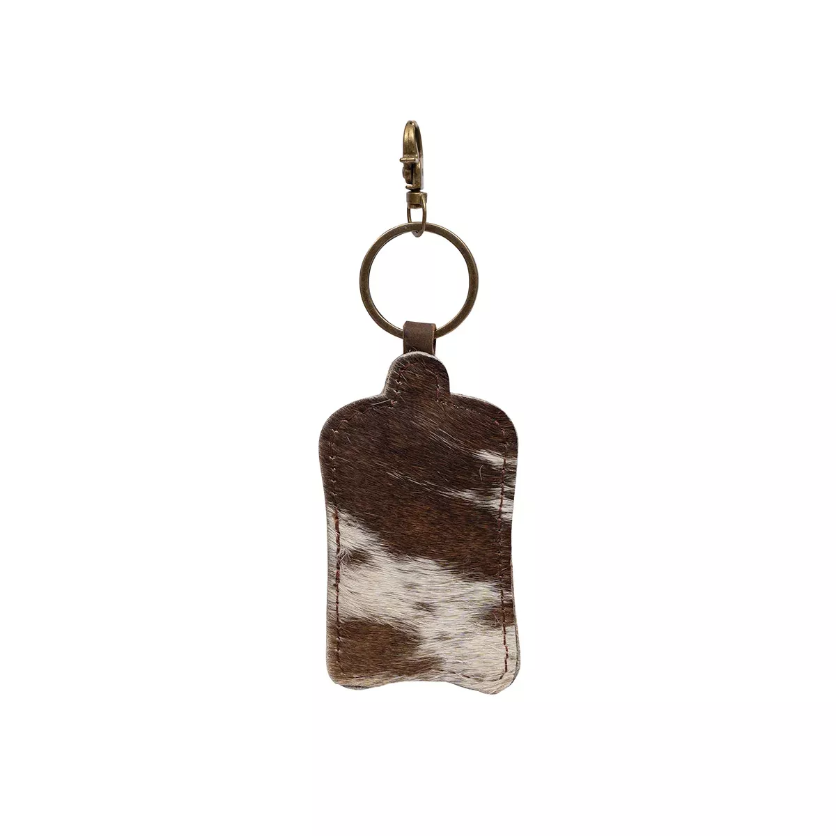 Cow Tag Hairon Keychain Lg