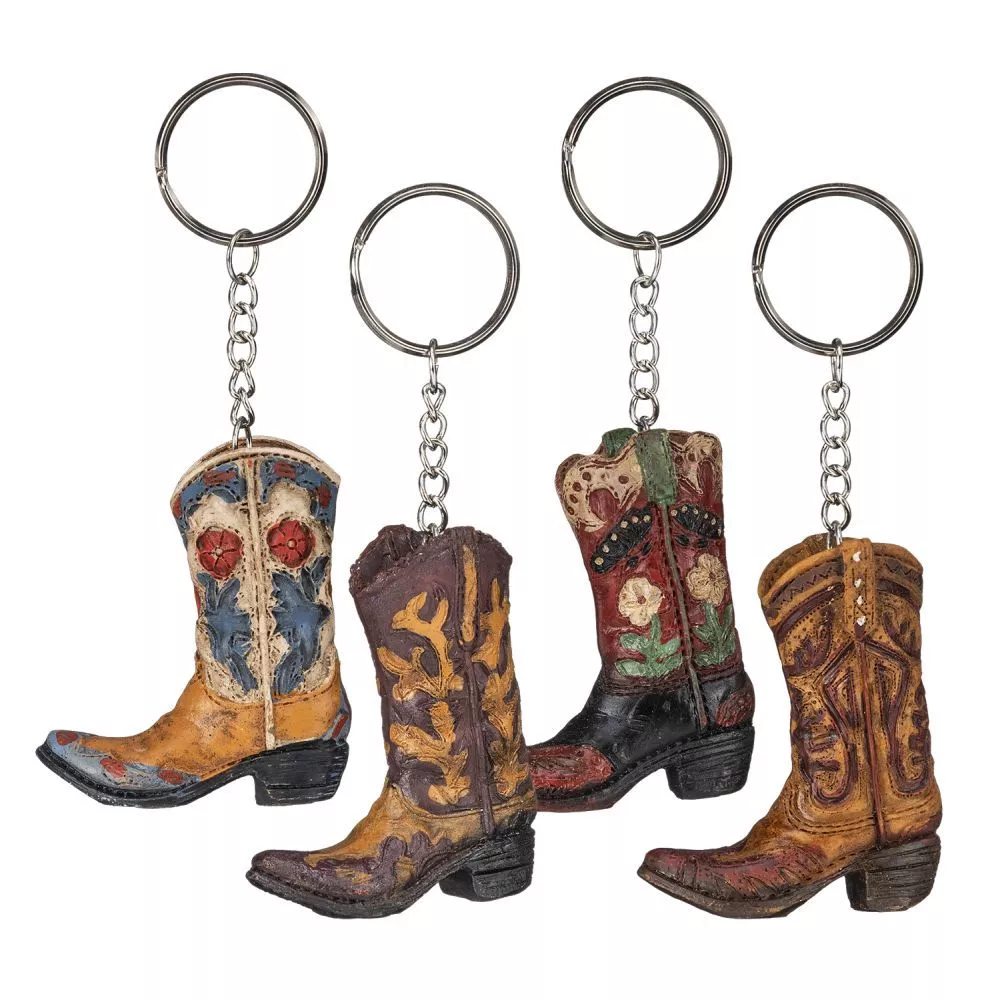 Cowboy Boot Keychain – 7 Pack