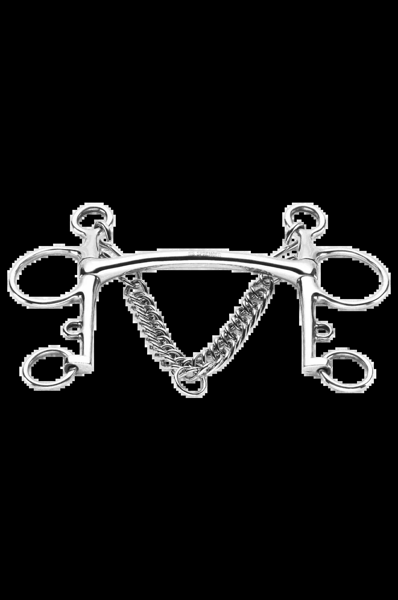 Curved Mullen Mouth Pelham Bit
