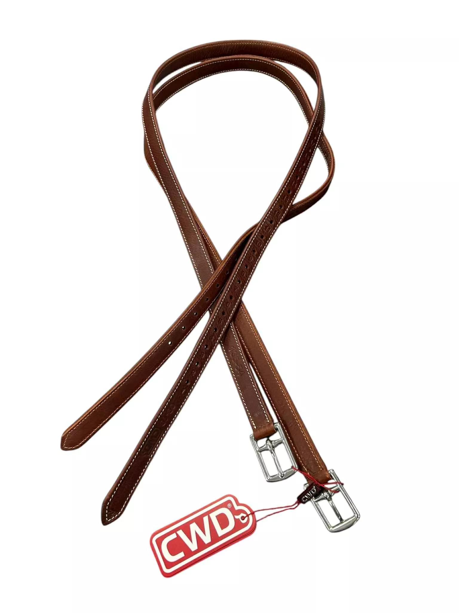 CWD Stirrup Leathers *NWT* - Dark Brown - 135cm (54") - USED