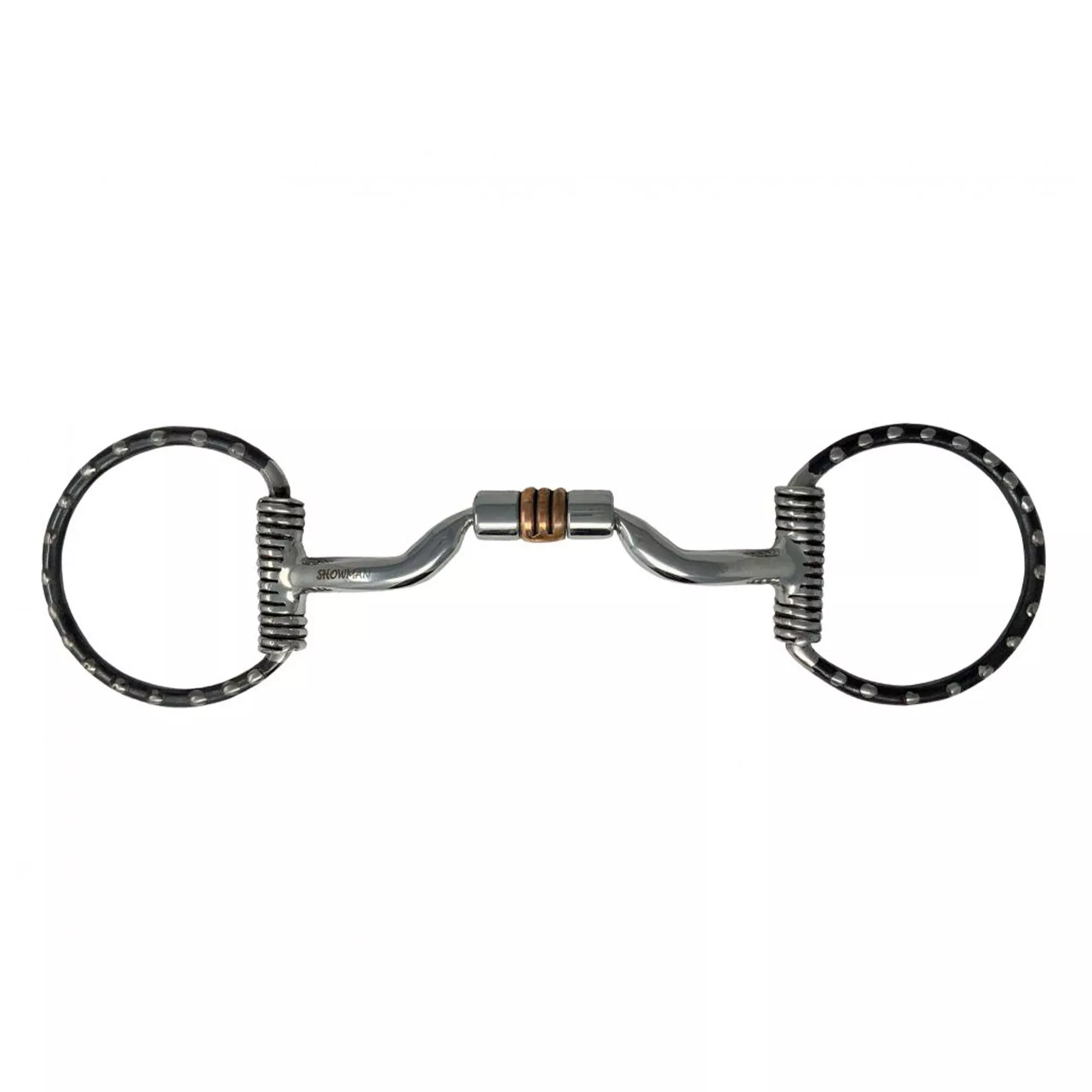 D-Ring Stainless Steel Low Port bit with Copper Roller Center 5"
