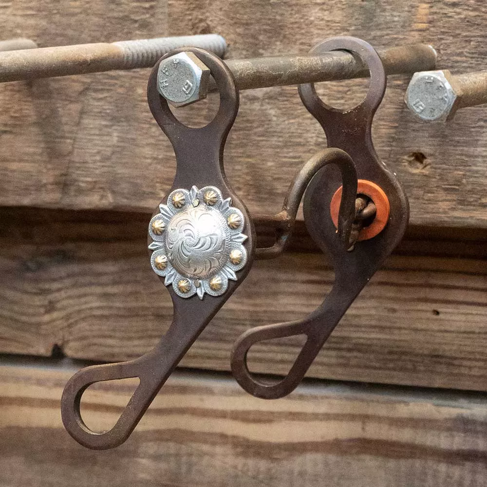 Dale Myres Port Bit w/ Round Silver Concho