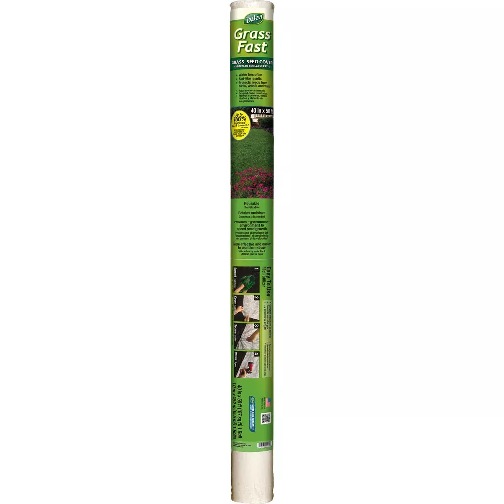 Dalen Grass Fast Seed Germination Blanket, 40 x 50 ft, White
