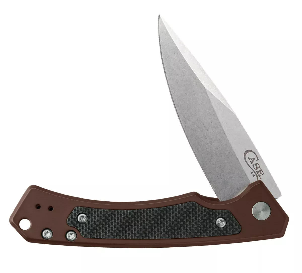 Dark Brown Anodized Aluminum w/black G-10 Inlay