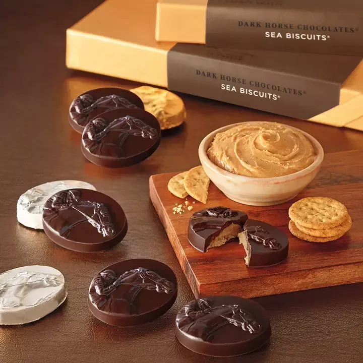 Dark Chocolates Peanut Butter Sea Biscuits