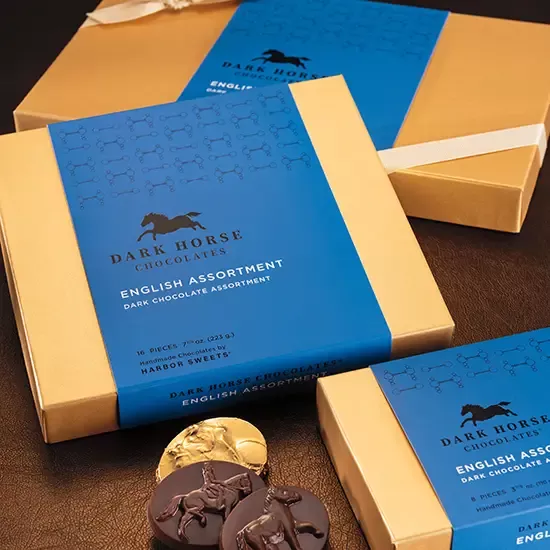 Dark Horse Chocolates 16 Pcs Rich Dark Assortment