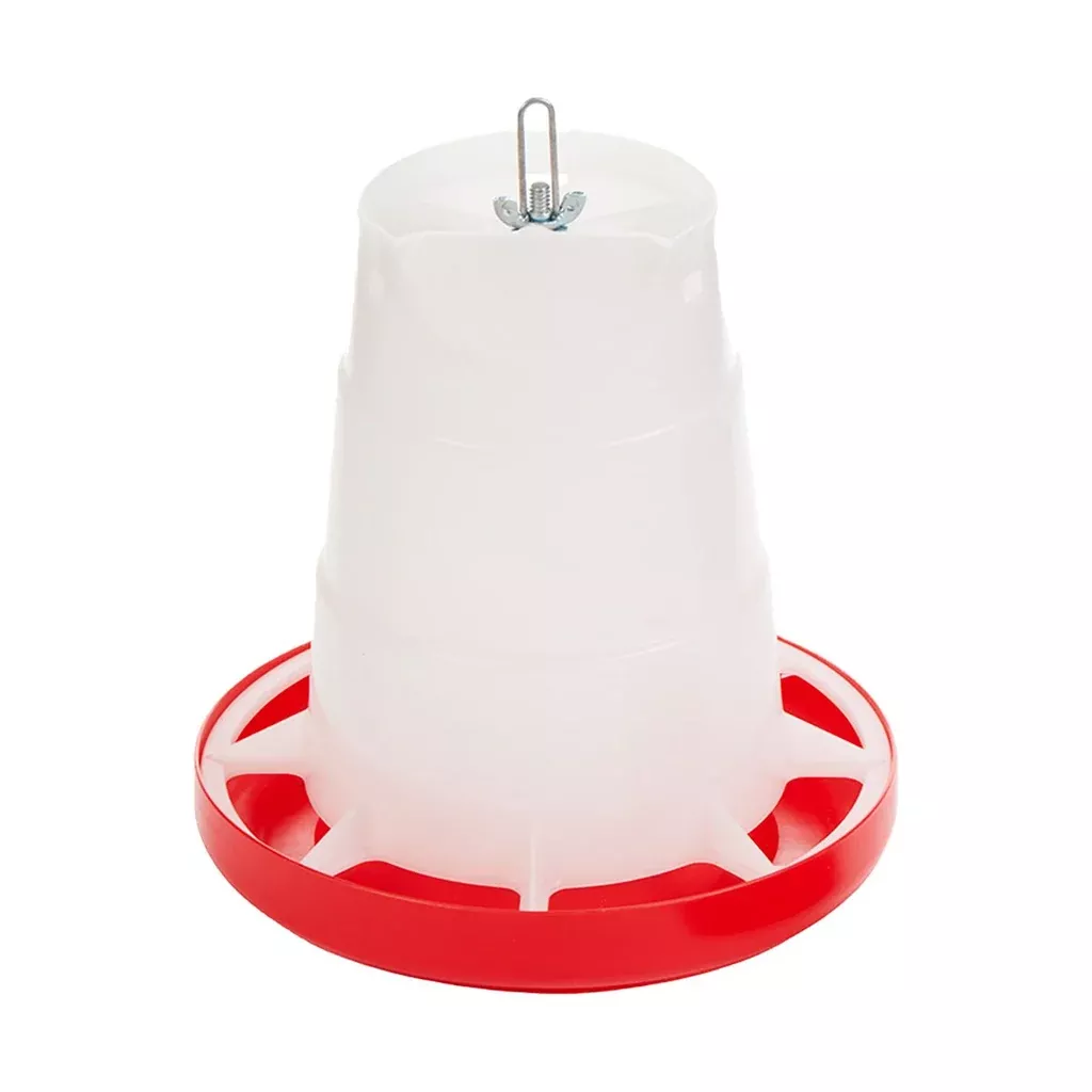 Deluxe Plastic Hanging Poultry Feeder