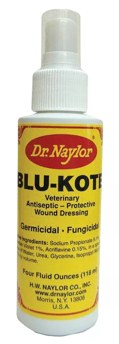 Dr. Naylor Blu-kote Veterinary Antiseptic Pump Spray, 4 OZ