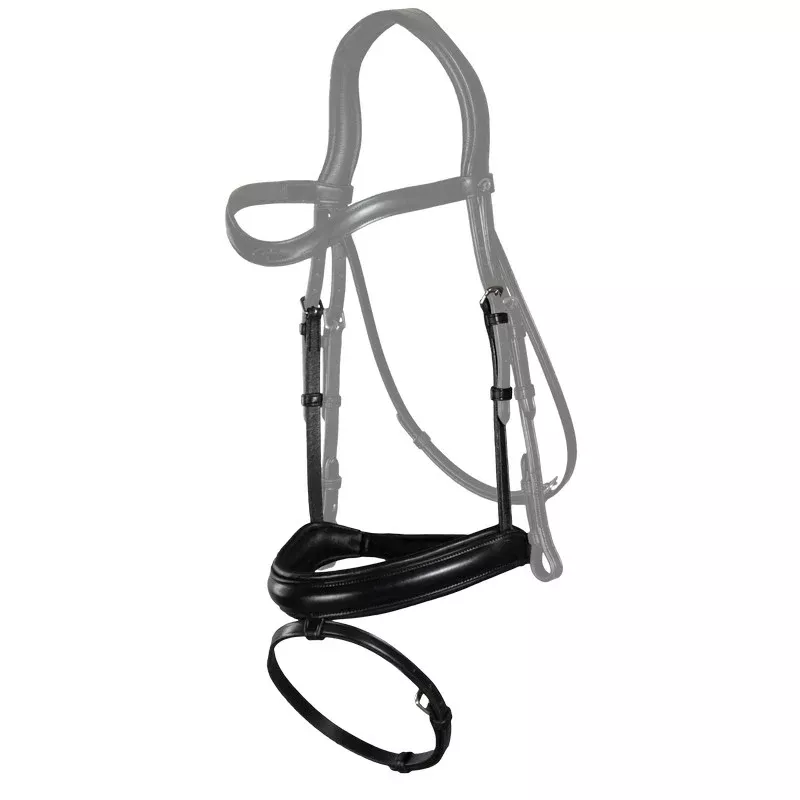 Dressage Matte Medium Noseband with Flash