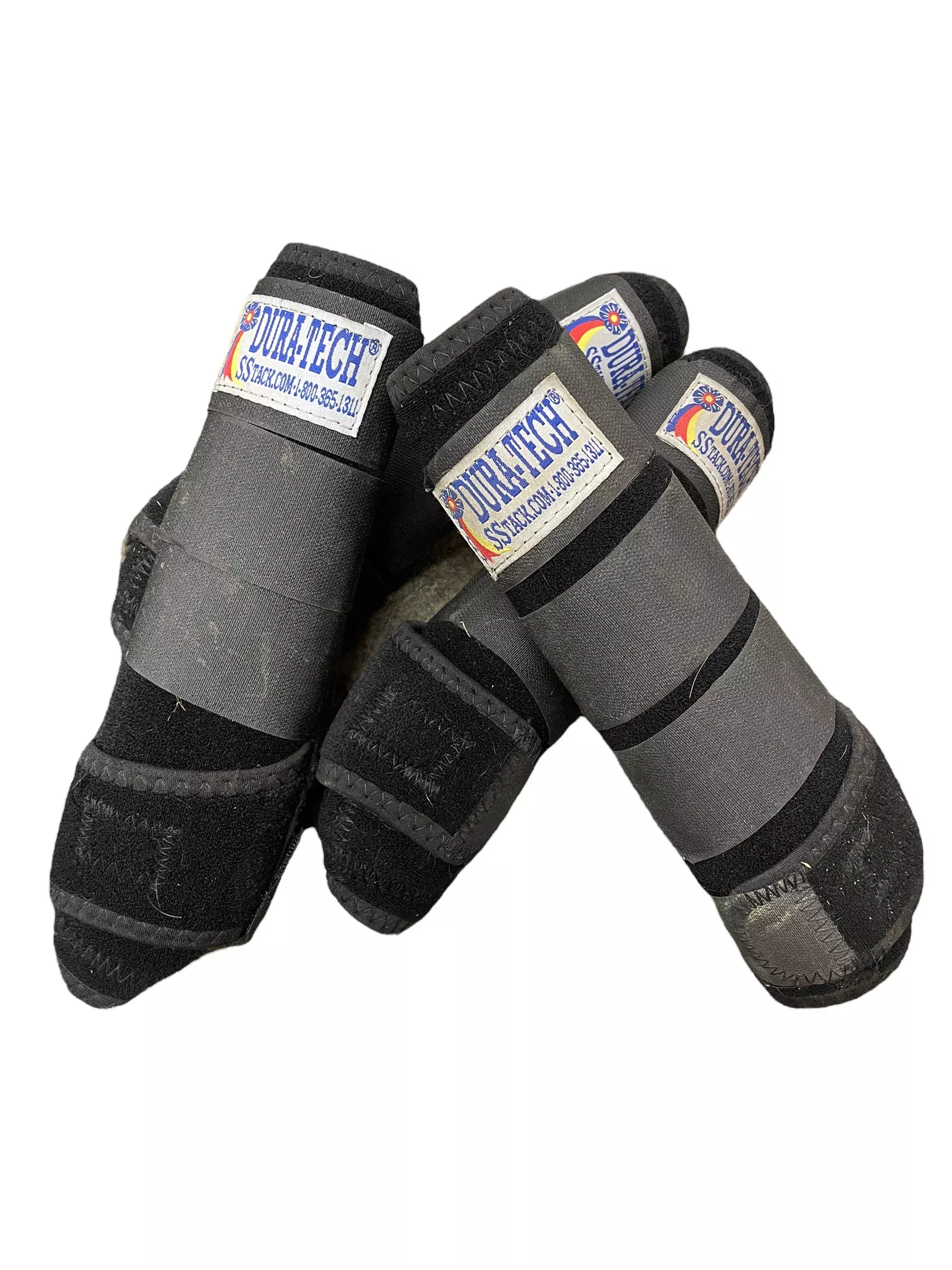 Dura-Tech Neoprene Support Boots (set of 4) - Black LRG -USED